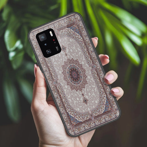 Xiaomi Poco X3 GT Cover - ONation Persian Rugs Series 2 - HQ Ultra Shine Premium Infinity Glass Soft Silicon Borders Case
