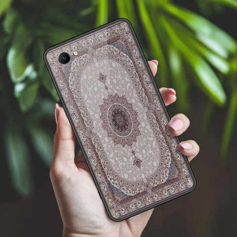 Oppo A3 Cover - ONation Persian Rugs Series 2 - HQ Ultra Shine Premium Infinity Glass Soft Silicon Borders Case