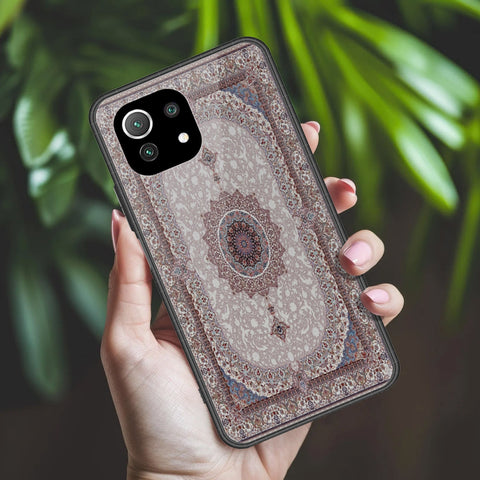 Xiaomi Mi 11 Lite 5G Cover - ONation Persian Rugs Series 2 - HQ Ultra Shine Premium Infinity Glass Soft Silicon Borders Case