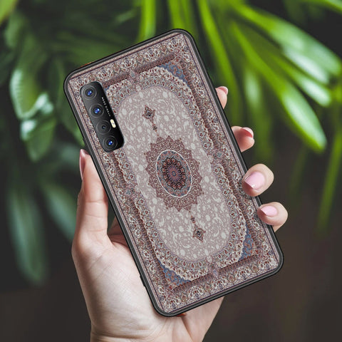 Oppo Reno 3 Pro Cover - ONation Persian Rugs Series 2 - HQ Ultra Shine Premium Infinity Glass Soft Silicon Borders Case
