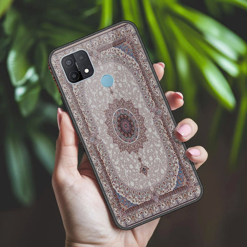 Oppo A15s Cover - ONation Persian Rugs Series 2 - HQ Ultra Shine Premium Infinity Glass Soft Silicon Borders Case