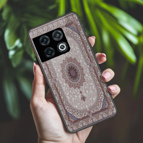 OnePlus 10 Pro Cover - ONation Persian Rugs Series 2 - HQ Ultra Shine Premium Infinity Glass Soft Silicon Borders Case