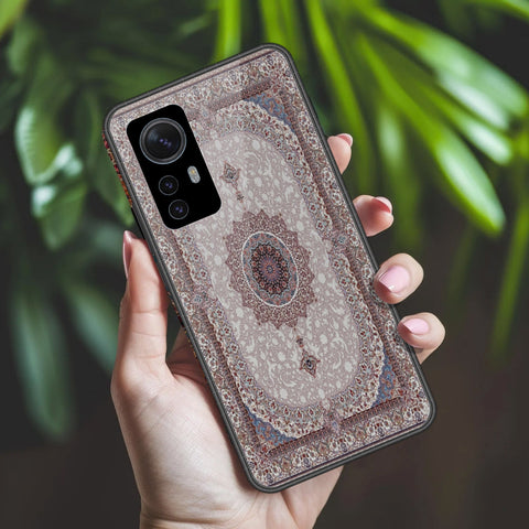 Xiaomi 12x Cover - ONation Persian Rugs Series 2 - HQ Ultra Shine Premium Infinity Glass Soft Silicon Borders Case