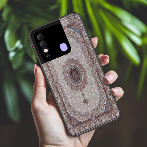 Tecno Spark 8 Cover - ONation Persian Rugs Series 2 - HQ Ultra Shine Premium Infinity Glass Soft Silicon Borders Case