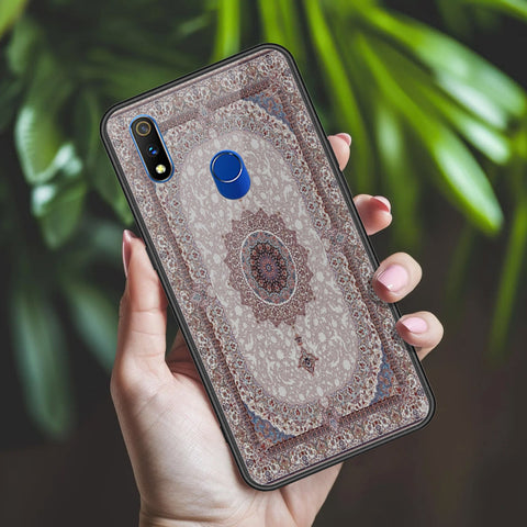 Realme 3 Pro Cover - ONation Persian Rugs Series 2 - HQ Ultra Shine Premium Infinity Glass Soft Silicon Borders Case