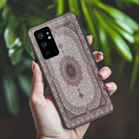 OnePlus 9RT 5G Cover - ONation Persian Rugs Series 2 - HQ Ultra Shine Premium Infinity Glass Soft Silicon Borders Case