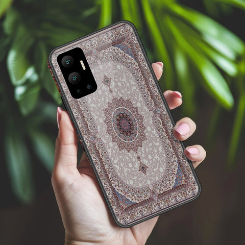 Infinix Hot 12 Cover - ONation Persian Rugs Series 2 - HQ Ultra Shine Premium Infinity Glass Soft Silicon Borders Case