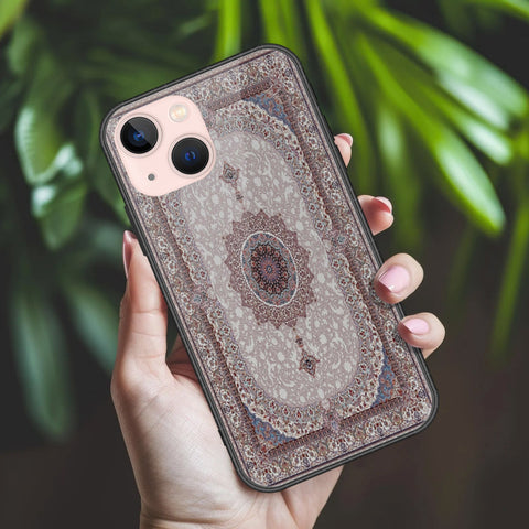 iPhone 14 - ONation Persian Rugs Series 2 - HQ Ultra Shine Premium Infinity Glass Soft Silicon Borders Case