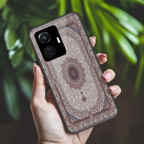 Vivo Y55 4G Cover - ONation Persian Rugs Series 2 - HQ Ultra Shine Premium Infinity Glass Soft Silicon Borders Case