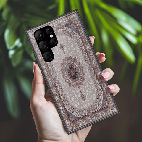 Samsung Galaxy S23 Ultra 5G Cover - ONation Persian Rugs Series 2 - HQ Ultra Shine Premium Infinity Glass Soft Silicon Borders Case