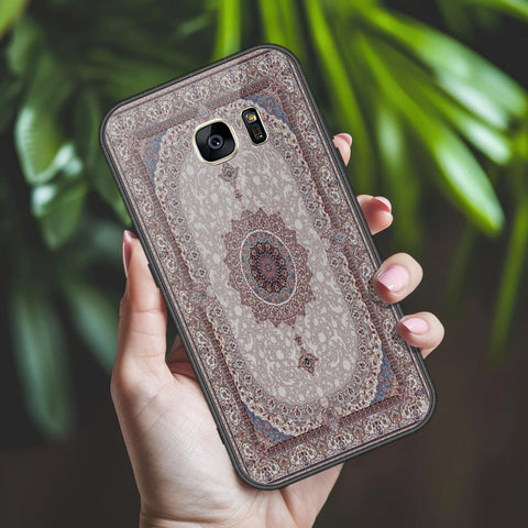Samsung Galaxy S7 Cover - ONation Persian Rugs Series 2 - HQ Ultra Shine Premium Infinity Glass Soft Silicon Borders Case