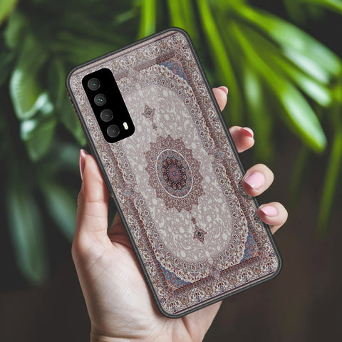 Huawei Y7a Cover - ONation Persian Rugs Series 2 - HQ Ultra Shine Premium Infinity Glass Soft Silicon Borders Case