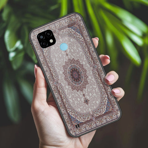 Realme C21 Cover - ONation Persian Rugs Series 2 - HQ Ultra Shine Premium Infinity Glass Soft Silicon Borders Case