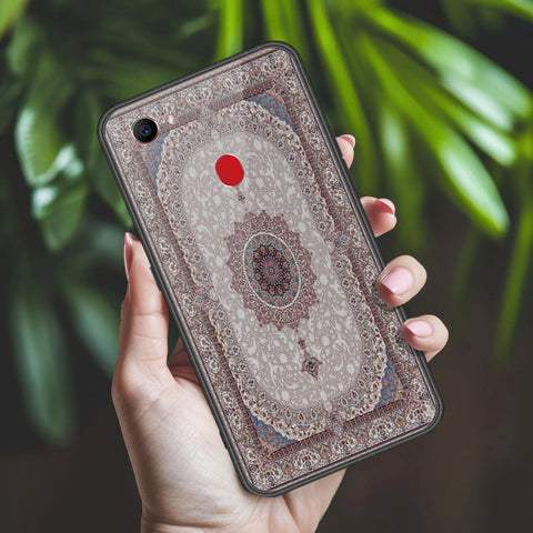Oppo F7 Cover - ONation Persian Rugs Series 2 - HQ Ultra Shine Premium Infinity Glass Soft Silicon Borders Case