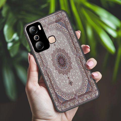 Infinix Hot 20i Cover - ONation Persian Rugs Series 2 - HQ Ultra Shine Premium Infinity Glass Soft Silicon Borders Case