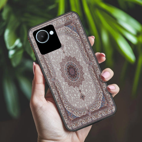 Realme C30s Cover - ONation Persian Rugs Series 2 - HQ Ultra Shine Premium Infinity Glass Soft Silicon Borders Case