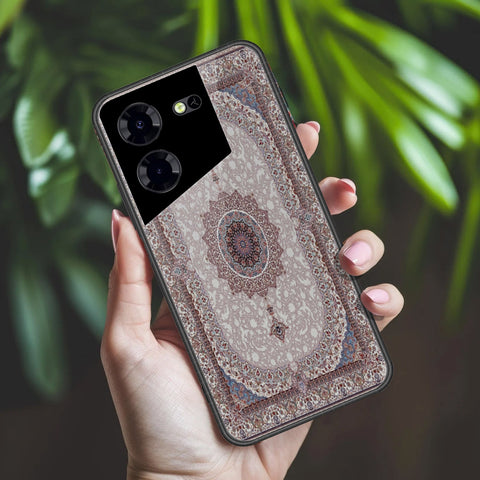 Tecno Pova 5 Pro Cover - ONation Persian Rugs Series 2 - HQ Ultra Shine Premium Infinity Glass Soft Silicon Borders Case