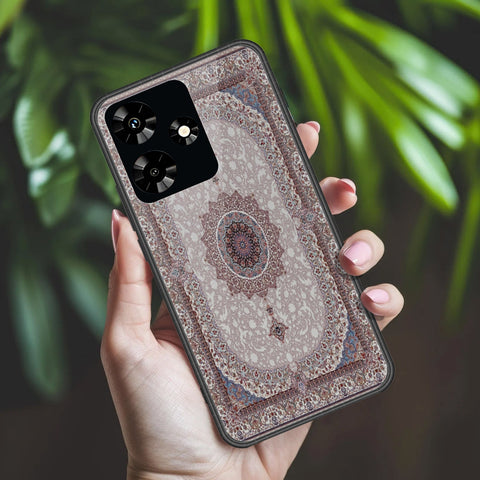 Infinix Hot 30 Cover - ONation Persian Rugs Series 2 - HQ Ultra Shine Premium Infinity Glass Soft Silicon Borders Case