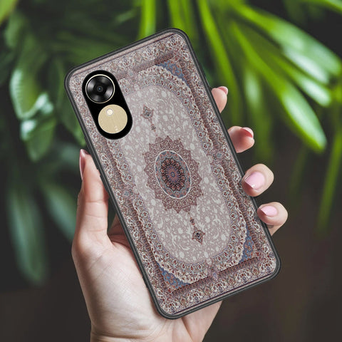 Oppo A17k Cover - ONation Persian Rugs Series 2 - HQ Ultra Shine Premium Infinity Glass Soft Silicon Borders Case