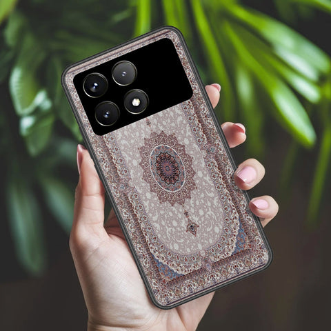Xiaomi Poco X6 Pro Cover - ONation Persian Rugs Series 2 - HQ Ultra Shine Premium Infinity Glass Soft Silicon Borders Case