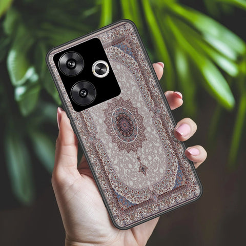 Xiaomi Poco F6 Cover - ONation Persian Rugs Series 2 - HQ Ultra Shine Premium Infinity Glass Soft Silicon Borders Case