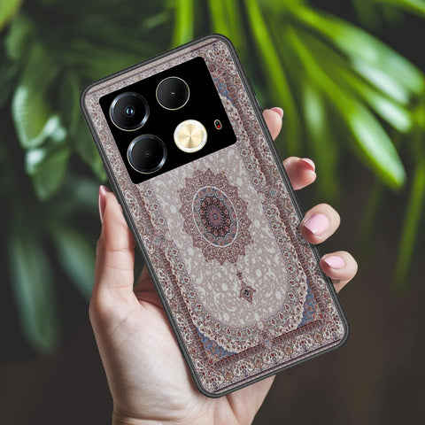 Infinix Note 40 Cover - ONation Persian Rugs Series 2 - HQ Ultra Shine Premium Infinity Glass Soft Silicon Borders Case