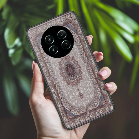 Realme 12 Plus Cover - ONation Persian Rugs Series 2 - HQ Ultra Shine Premium Infinity Glass Soft Silicon Borders Case