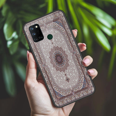 Realme 7i Cover - ONation Persian Rugs Series 2 - HQ Ultra Shine Premium Infinity Glass Soft Silicon Borders Case