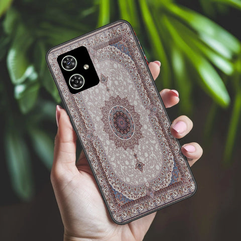 Motorola Moto G54 Cover - ONation Persian Rugs Series 2 - HQ Ultra Shine Premium Infinity Glass Soft Silicon Borders Case