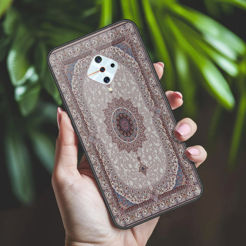 Vivo Y9s Cover - ONation Persian Rugs Series 2 - HQ Ultra Shine Premium Infinity Glass Soft Silicon Borders Case