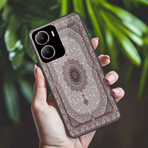 Vivo Y35 5G Cover - ONation Persian Rugs Series 2 - HQ Ultra Shine Premium Infinity Glass Soft Silicon Borders Case