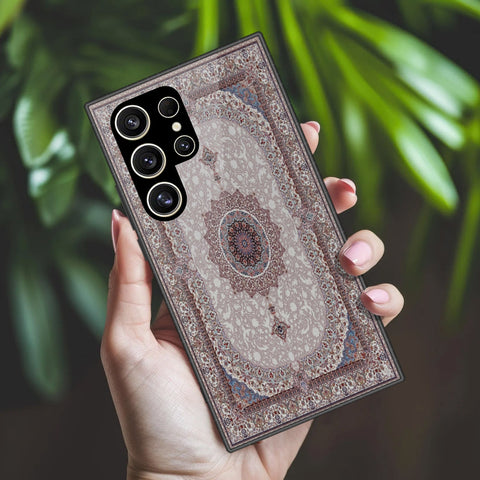 Samsung Galaxy S25 Ultra Cover - Onation Persian Rugs Series 2 - HQ Ultra Shine Premium Infinity Glass Soft Silicon Borders Case