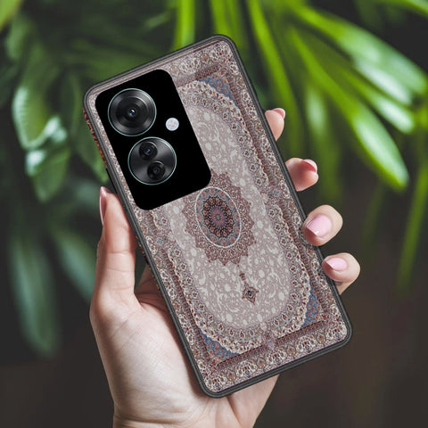 Oppo Reno 11F 5G Cover - ONation Persian Rugs Series 2 - HQ Ultra Shine Premium Infinity Glass Soft Silicon Borders Case