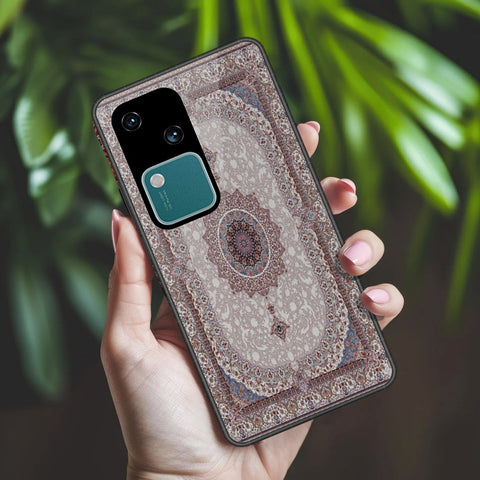 Vivo S18 Cover - ONation Persian Rugs Series 2 - HQ Ultra Shine Premium Infinity Glass Soft Silicon Borders Case