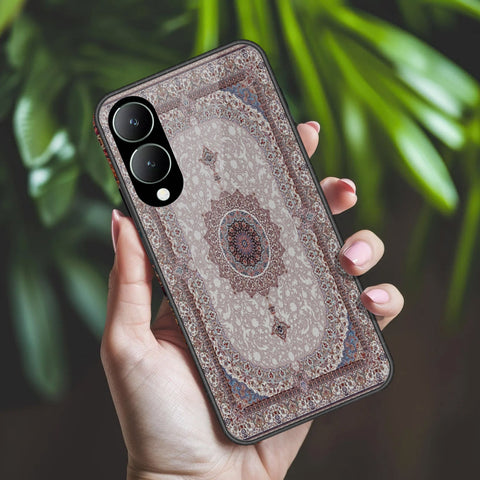 Vivo Y28 5G Cover - ONation Persian Rugs Series 2 - HQ Ultra Shine Premium Infinity Glass Soft Silicon Borders Case