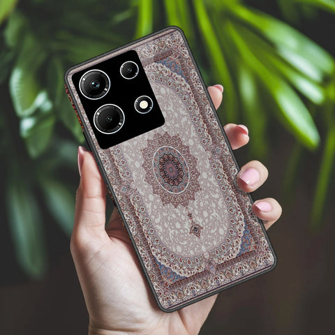 Infinix Note 30 Cover - ONation Persian Rugs Series 2 - HQ Ultra Shine Premium Infinity Glass Soft Silicon Borders Case