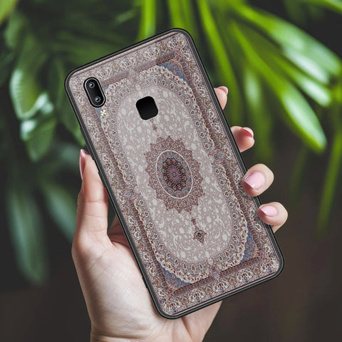 Vivo Y95 Cover - ONation Persian Rugs Series 2 - HQ Ultra Shine Premium Infinity Glass Soft Silicon Borders Case