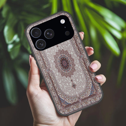 iPhone 17 Pro Max - ONation Persian Rugs Series 2 - HQ Ultra Shine Premium Infinity Glass Soft Silicon Borders Case
