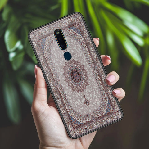 Oppo R19 Cover - ONation Persian Rugs Series 2 - HQ Ultra Shine Premium Infinity Glass Soft Silicon Borders Case