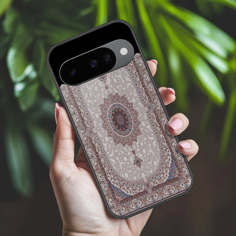 Google Pixel 10 Cover - ONation Persian Rugs Series 2 - HQ Ultra Shine Premium Infinity Glass Soft Silicon Borders Case