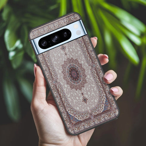 Google Pixel 8 Pro Cover - ONation Persian Rugs Series 2 - HQ Ultra Shine Premium Infinity Glass Soft Silicon Borders Case