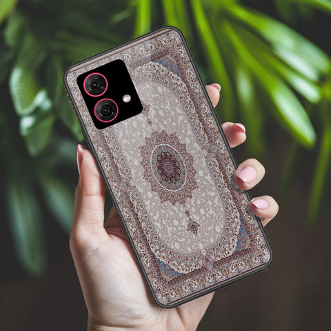Motorola Moto G84 Cover - ONation Persian Rugs Series 2 - HQ Ultra Shine Premium Infinity Glass Soft Silicon Borders Case