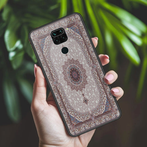 Xiaomi Redmi Note 9 Cover - ONation Persian Rugs Series 2 - HQ Ultra Shine Premium Infinity Glass Soft Silicon Borders Case