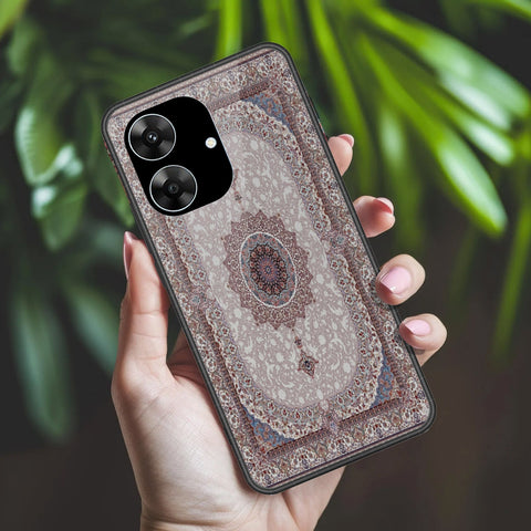 Realme Note 60 Cover - ONation Persian Rugs Series 2 - HQ Ultra Shine Premium Infinity Glass Soft Silicon Borders Case