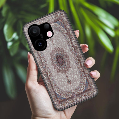 Vivo X200 FE Cover - ONation Persian Rugs Series 2 - HQ Ultra Shine Premium Infinity Glass Soft Silicon Borders Case