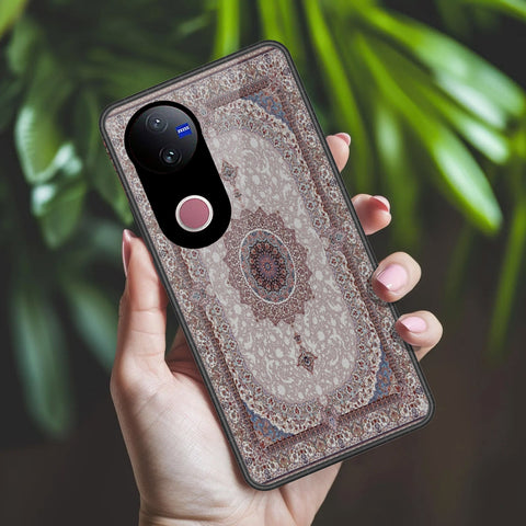 Vivo iQOO Z10R (india)  Cover - ONation Persian Rugs Series 2 - HQ Ultra Shine Premium Infinity Glass Soft Silicon Borders Case