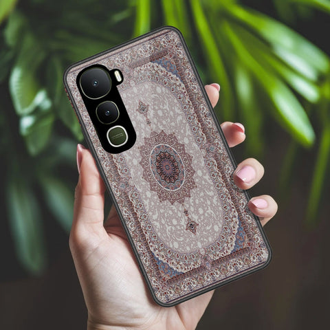 Vivo Y400 Cover - ONation Persian Rugs Series 2 - HQ Ultra Shine Premium Infinity Glass Soft Silicon Borders Case