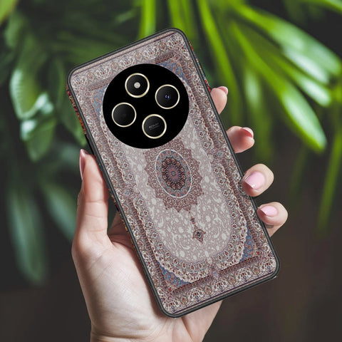 Xiaomi Redmi 14C Cover - ONation Persian Rugs Series 2 - HQ Ultra Shine Premium Infinity Glass Soft Silicon Borders Case
