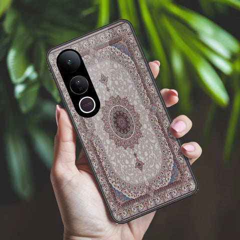 Vivo V50 Lite Cover - ONation Persian Rugs Series 2 - HQ Ultra Shine Premium Infinity Glass Soft Silicon Borders Case