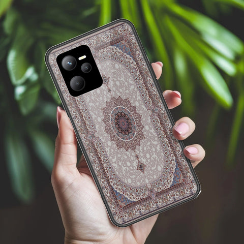 Realme Narzo 50A Prime Cover - ONation Persian Rugs Series 2 - HQ Ultra Shine Premium Infinity Glass Soft Silicon Borders Case